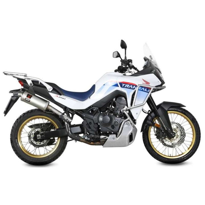 Silencieux Homologué Mivv DAKAR Inox (H.087.LDKX) Honda XL750 Transalp