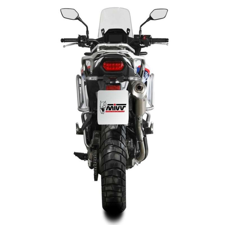 Silencieux Homologué Mivv DAKAR Inox (H.087.LDKX) Honda XL750 Transalp