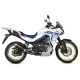 Silencieux homologué Mivv OVAL Classic Inox Noir (H.086.LZ) Honda XL750 Transalp