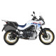 Silencieux homologué Mivv OVAL Classic Inox Noir (H.086.LZ) Honda XL750 Transalp