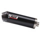 Mivv OVAL Classic Black/Carbon approved muffler (H.086.LZC) Honda XL750 Transalp