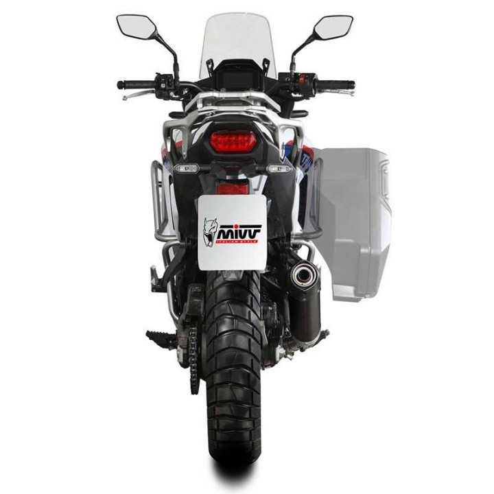 Mivv OVAL Classic Black/Carbon approved muffler (H.086.LZC) Honda XL750 Transalp