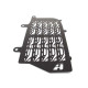 Protection de radiateur Noir AltRider CRF1100L AFRICA TWIN / ADV SPORTS (AT20-2-1102)