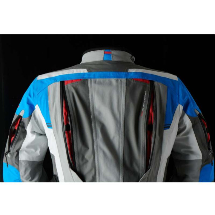 Veste moto Furygan VOYAGER 3C Bleu/Gris/Anthracite