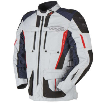 Veste moto Furygan BREVENT 3W1 Pearl/Bleu