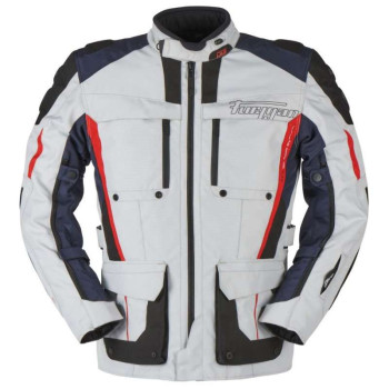 Veste moto Furygan BREVENT 3W1 Pearl/Bleu
