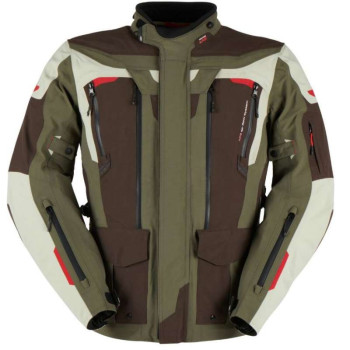 Veste moto Furygan VOYAGER 3C Café/Pearl/Kaki