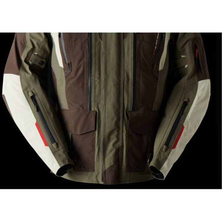 Veste moto Furygan VOYAGER 3C Café/Pearl/Kaki