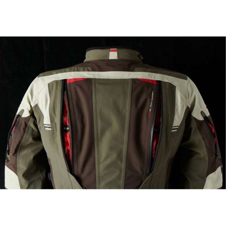 Veste moto Furygan VOYAGER 3C Café/Pearl/Kaki