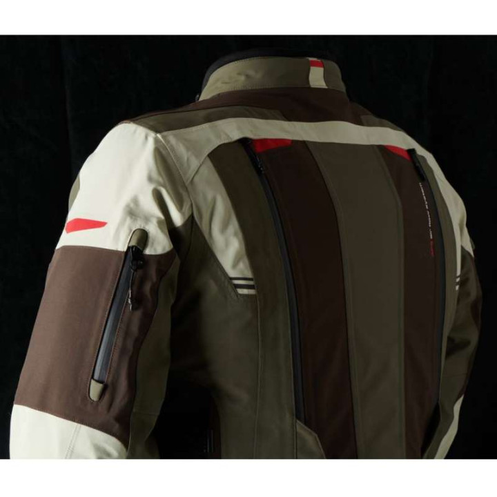 Veste moto Furygan VOYAGER 3C Café/Pearl/Kaki