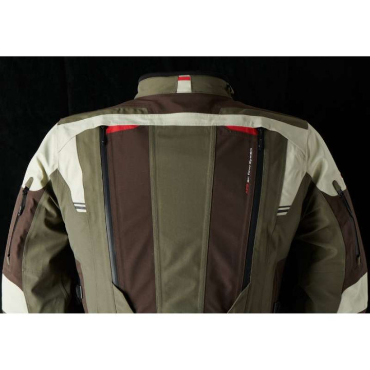 Veste moto Furygan VOYAGER 3C Café/Pearl/Kaki