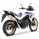 Silencieux homologué HP Corse SP-1 SHORT TITANE - passage haut- Honda XL750 Transalp
