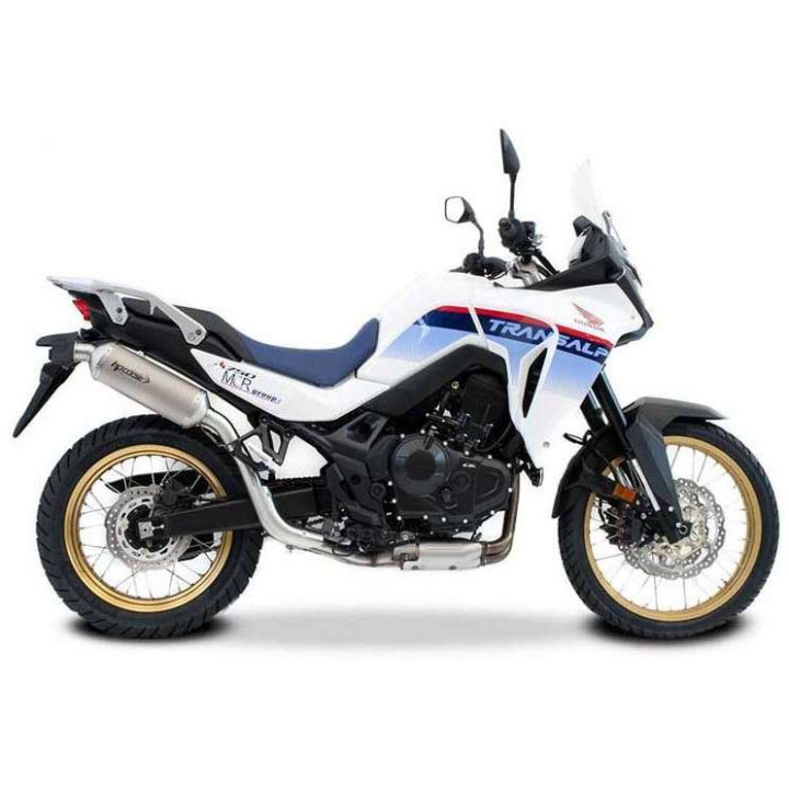 Silencieux homologué HP Corse SP-1 SHORT TITANE - passage haut- Honda XL750 Transalp
