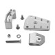 Extension pédale de frein AltRider DualControl Argent CRF1000/1100L Africa Twin / ADV Sports (AT16-1-2532)