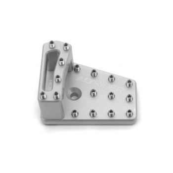 Extension pédale de frein AltRider DualControl Argent BMW F750/850GS (F858-1-2532)