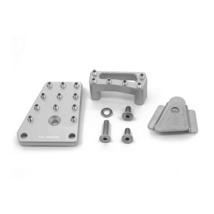 Extension pédale de frein AltRider DualControl Argent BMW F750/850GS (F858-1-2532)