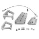 AltRider DualControl Silver brake pedal extension BMW R1200/1250 GS (R113-1-2532)