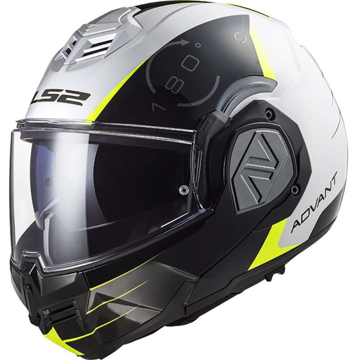 LS2 FF906 ADVANT CODEX motorcycle helmet Black/White 22.06