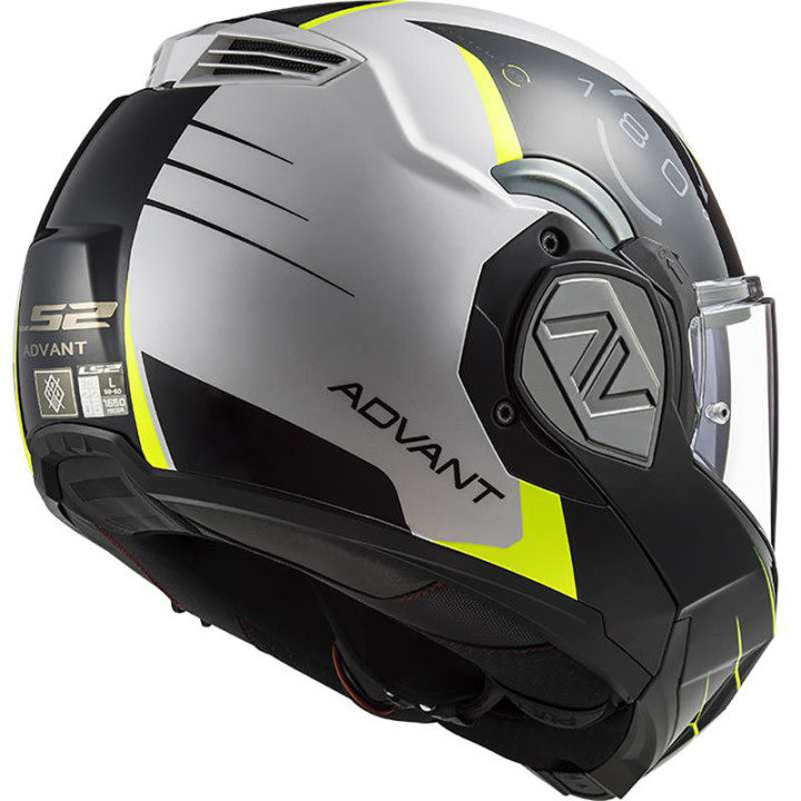 LS2 FF906 ADVANT CODEX motorcycle helmet Black/White 22.06