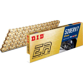 Transmission chain DID 520 ERV7 Gold/Gold 122 Links