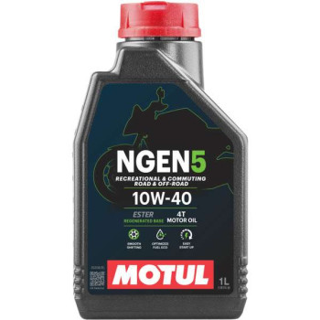 Huile moteur MOTUL 4T NGEN 5 10W40 1 litre Huile moteur MOTUL 4T NGEN 5 10W40 1 litre