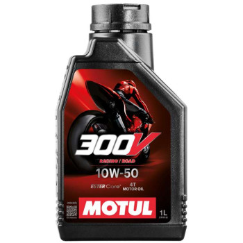 Huile moteur MOTUL 300V ROAD RACING 10W50 1 litre Huile moteur MOTUL 300V ROAD RACING 10W50 1 litre