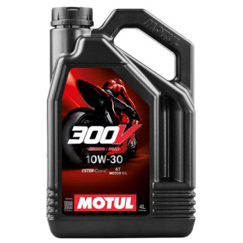 Huile moteur MOTUL 300V ROAD RACING 10W30 4 litres