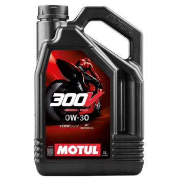 Huile moteur MOTUL 300V ROAD RACING 0W30 4 litres