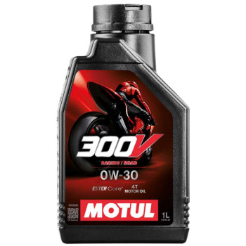Huile moteur MOTUL 300V ROAD RACING 0W30 1 litre