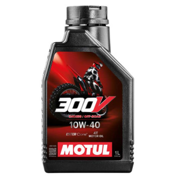 Huile moteur MOTUL 300V OFF ROAD 10W40 1 litre Huile moteur MOTUL 300V OFF ROAD 10W40 1 litre