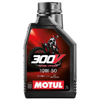 Huile moteur MOTUL 300V OFF ROAD 10W50 1 litre Huile moteur MOTUL 300V OFF ROAD 10W50 1 litre