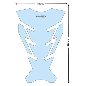 Protection de réservoir moto Puig CHALLENGE CLAIR