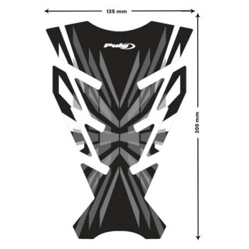 Protection de réservoir moto Puig CHALLENGE BLEU