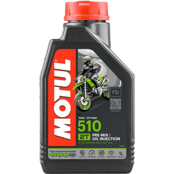 Huile moteur MOTUL 2T 510 1 litre
