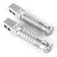 Motorcycle rider footrest GILLES TOOLING sport silver Yamaha XSR700/900 XJR 1300 XJ6 MT07/09