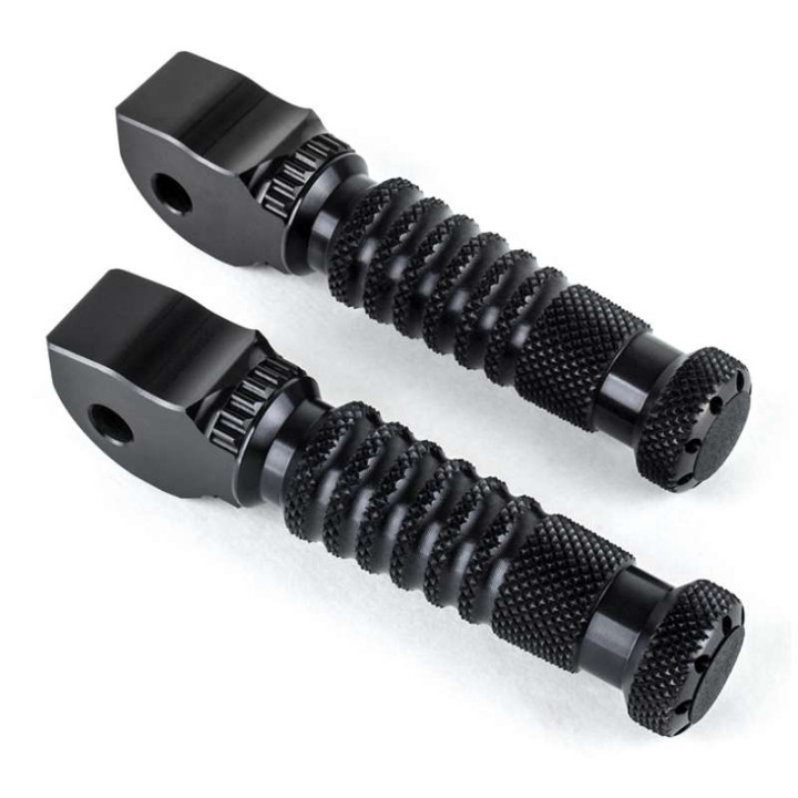 Motorcycle rider footrest GILLES TOOLING sport black Yamaha XSR700/900 XJR 1300 XJ6 MT07/09