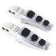 GILLES TOOLING UF20 silver passenger footrest Yamaha XSR700/900 XJR 1300 XJ6 MT07/09