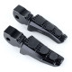 Repose-pieds moto passager GILLES TOOLING UF20 noir Yamaha XSR700/900 XJR 1300 XJ6 MT07/09