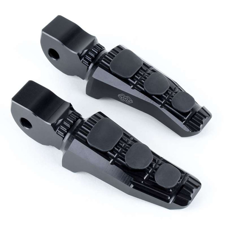 Repose-pieds moto passager GILLES TOOLING UF20 noir Yamaha XSR700/900 XJR 1300 XJ6 MT07/09