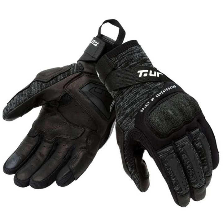 Gants moto Adventure T.UR G-KNIT Noir