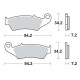 Motorcycle brake pads sinter Moto Master 093411