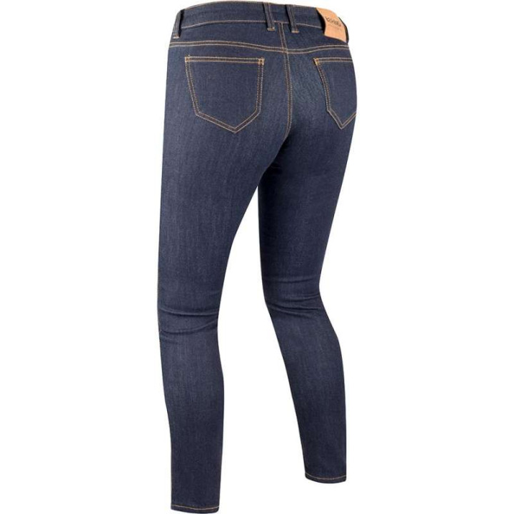 Bering women's LADY TRUST TAPERED BLUE motorcycle jeans