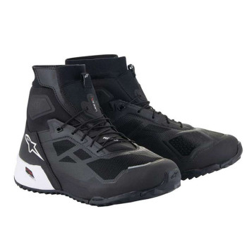 Baskets moto Alpinestars CR-1 NOIR/BLANC