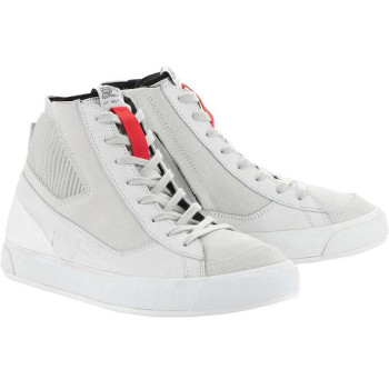 Baskets moto Alpinestars STATED Blanc/Gris