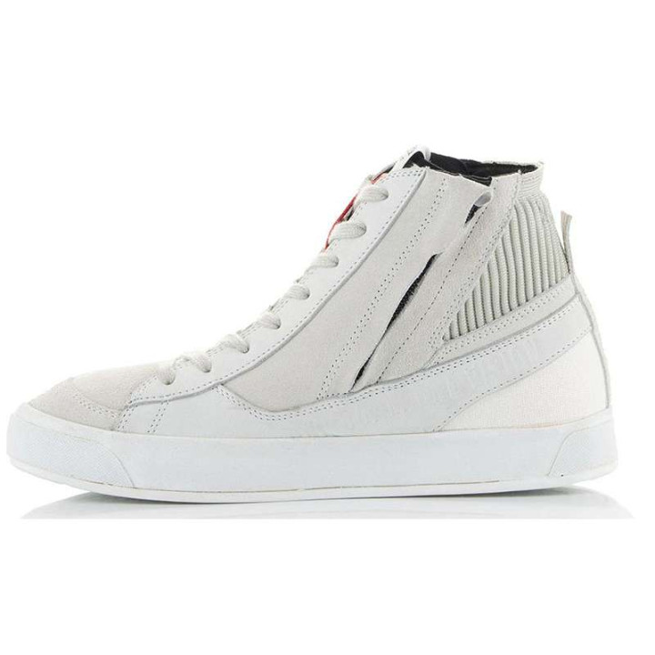Baskets moto Alpinestars STATED Blanc/Gris
