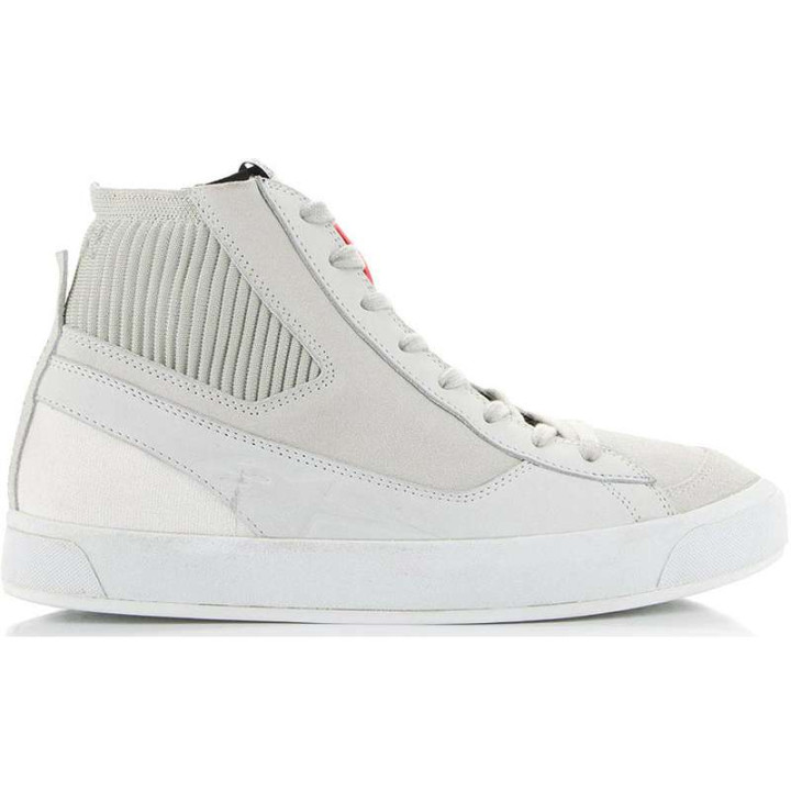 Baskets moto Alpinestars STATED Blanc/Gris