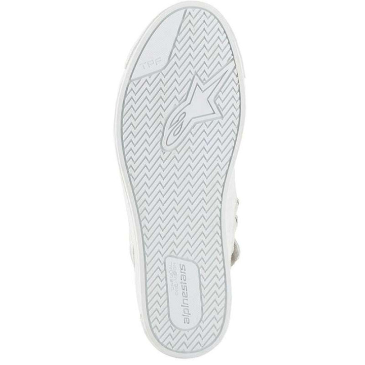 Baskets moto Alpinestars STATED Blanc/Gris