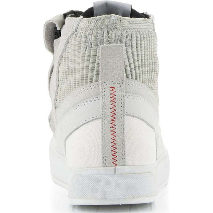 Baskets moto Alpinestars STATED Blanc/Gris