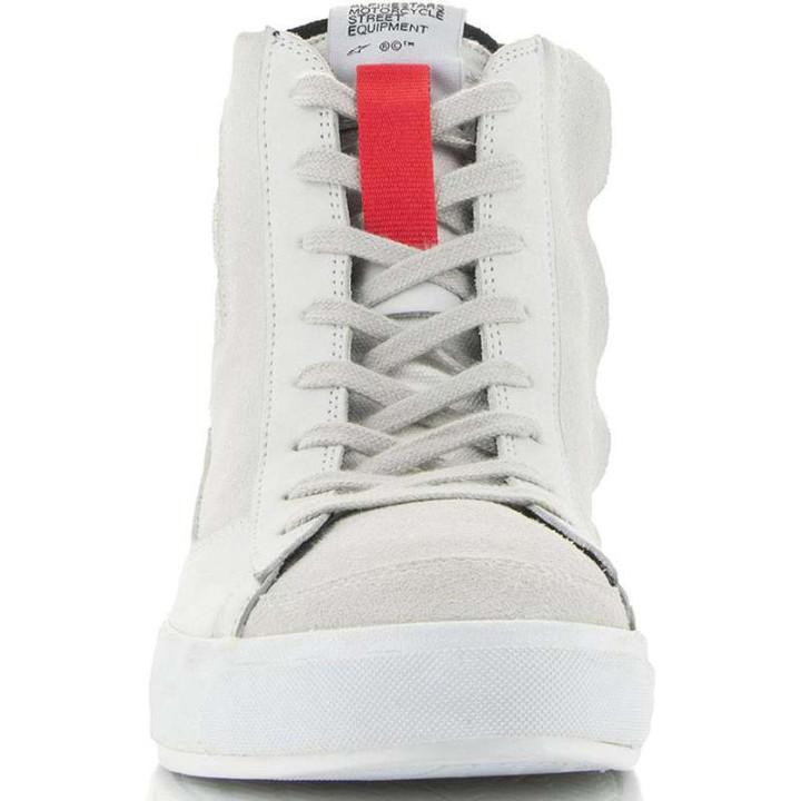 Baskets moto Alpinestars STATED Blanc/Gris