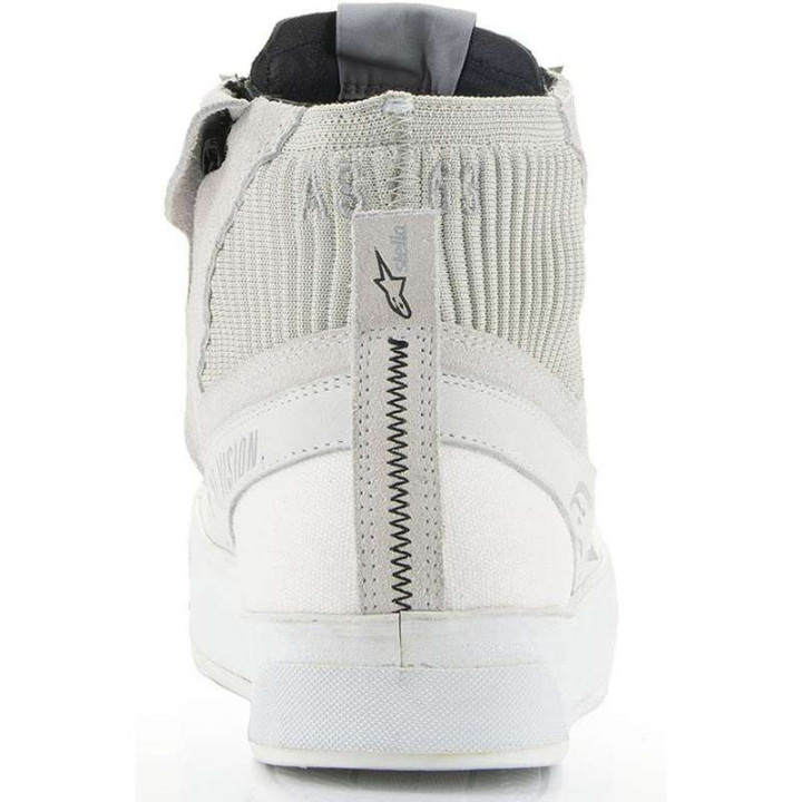 Baskets moto Alpinestars STELLA STATED PODIUM Blanc/Gris clair